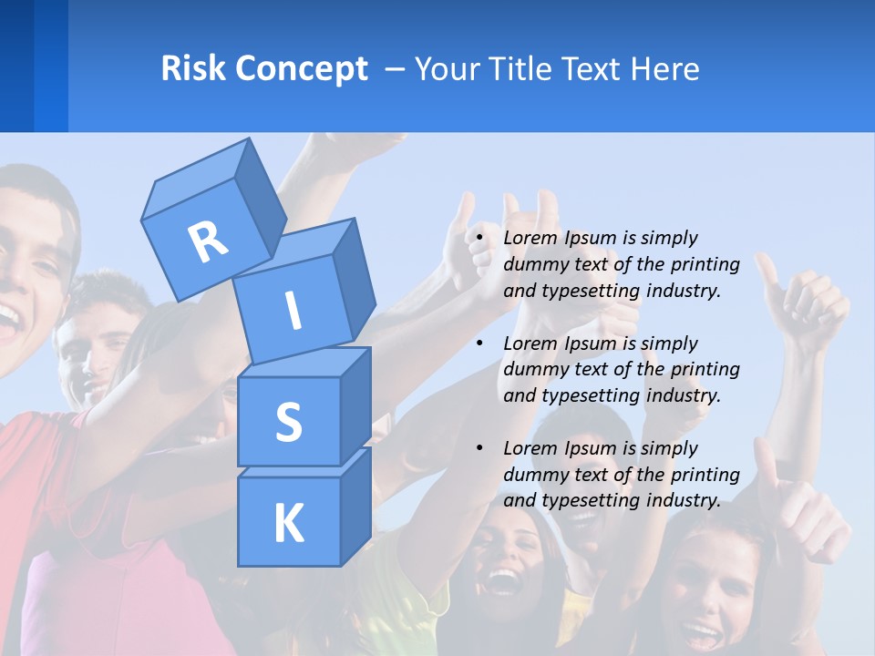 A Group Of People Holding Their Hands Up In The Air PowerPoint Template