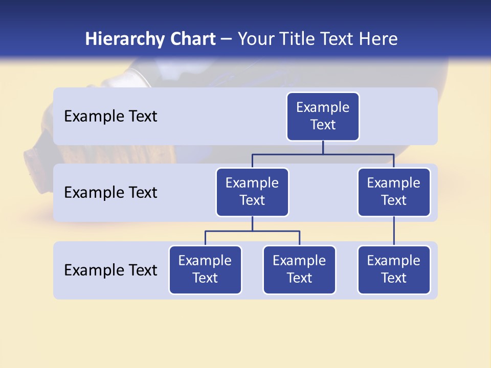 A Light Bulb On A Yellow And Blue Background PowerPoint Template