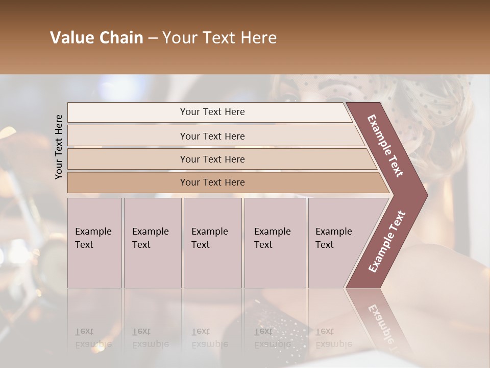 A Woman In A Black Dress Sitting In A Car PowerPoint Template