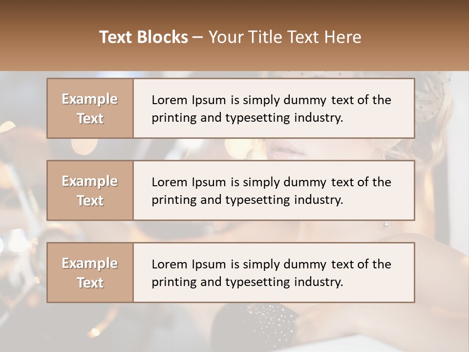 A Woman In A Black Dress Sitting In A Car PowerPoint Template