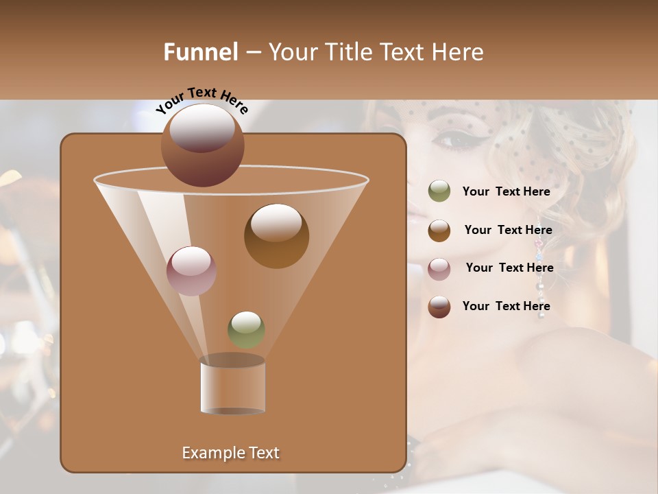 A Woman In A Black Dress Sitting In A Car PowerPoint Template