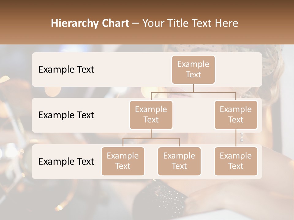 A Woman In A Black Dress Sitting In A Car PowerPoint Template