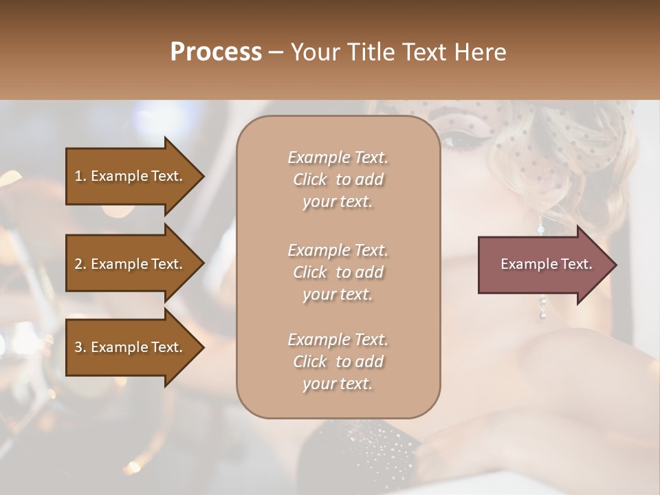 A Woman In A Black Dress Sitting In A Car PowerPoint Template