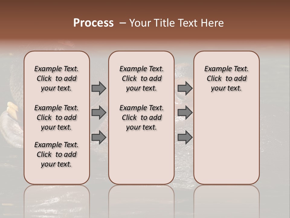 A Hippopotamus In A Body Of Water With Its Mouth Open PowerPoint Template