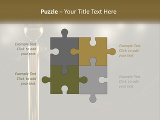 A Golden Trophy On A Red Rope With Spotlights In The Background PowerPoint Template