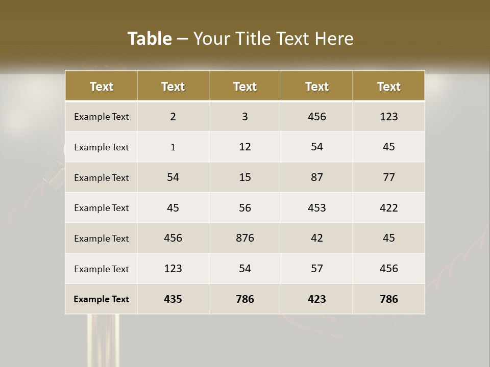 A Golden Trophy On A Red Rope With Spotlights In The Background PowerPoint Template