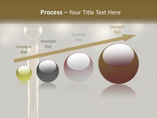 A Golden Trophy On A Red Rope With Spotlights In The Background PowerPoint Template