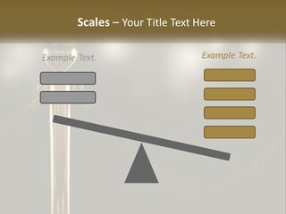 A Golden Trophy On A Red Rope With Spotlights In The Background PowerPoint Template