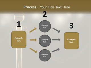 A Golden Trophy On A Red Rope With Spotlights In The Background PowerPoint Template