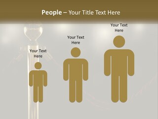 A Golden Trophy On A Red Rope With Spotlights In The Background PowerPoint Template