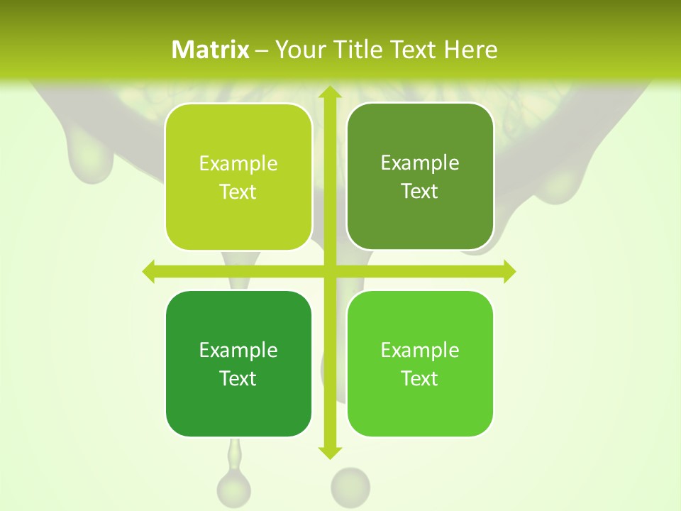 A Slice Of Lime With Drops Of Water On It PowerPoint Template