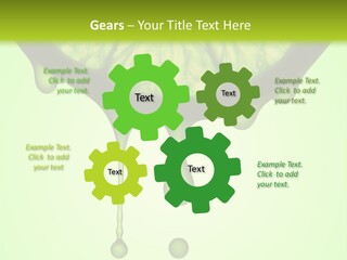 A Slice Of Lime With Drops Of Water On It PowerPoint Template