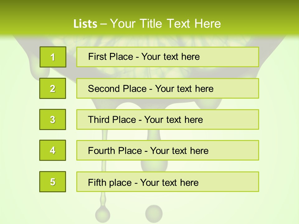 A Slice Of Lime With Drops Of Water On It PowerPoint Template
