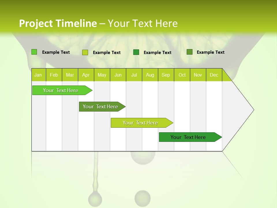A Slice Of Lime With Drops Of Water On It PowerPoint Template