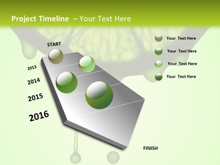 A Slice Of Lime With Drops Of Water On It PowerPoint Template