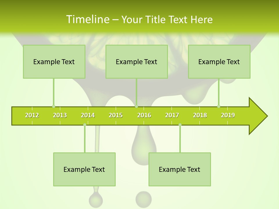 A Slice Of Lime With Drops Of Water On It PowerPoint Template