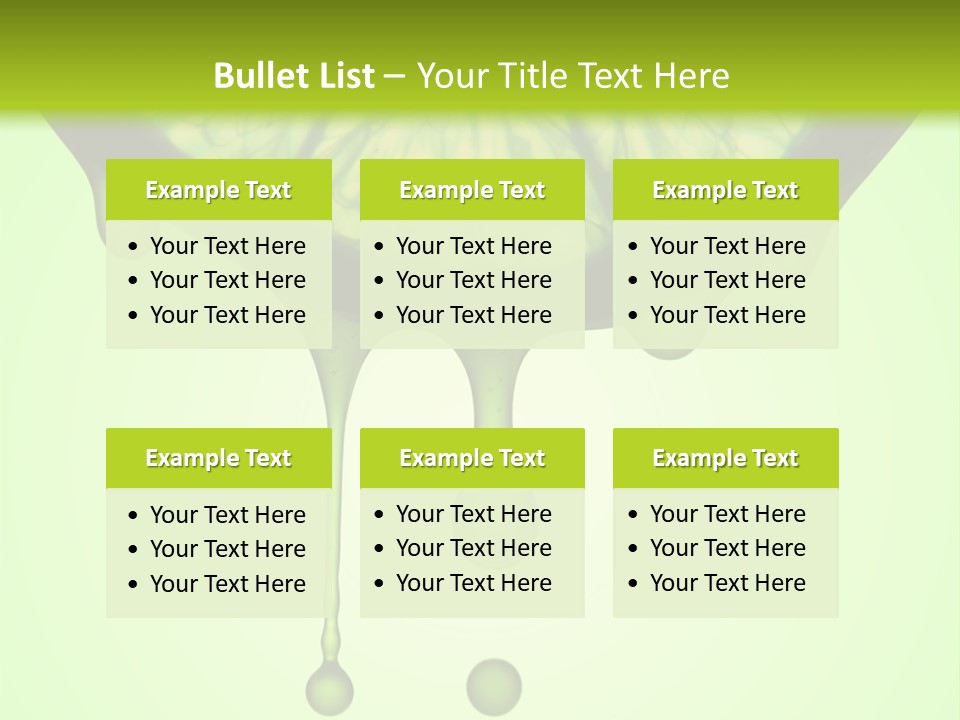 A Slice Of Lime With Drops Of Water On It PowerPoint Template