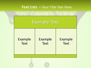 A Slice Of Lime With Drops Of Water On It PowerPoint Template