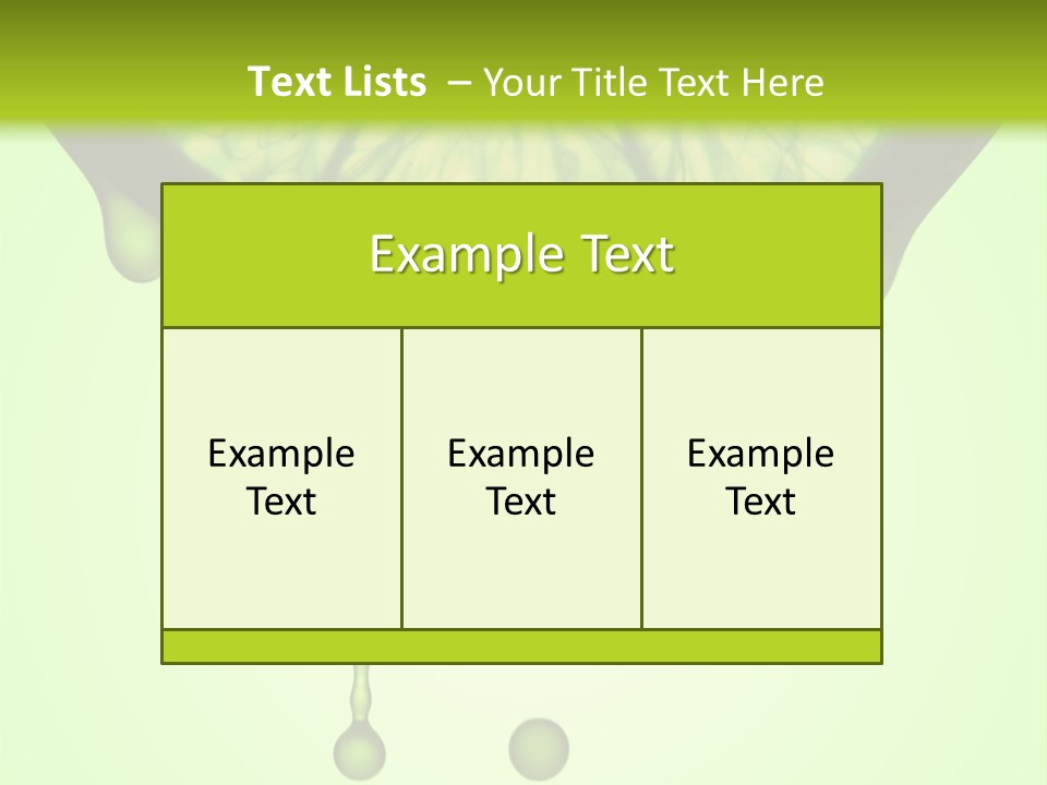 A Slice Of Lime With Drops Of Water On It PowerPoint Template