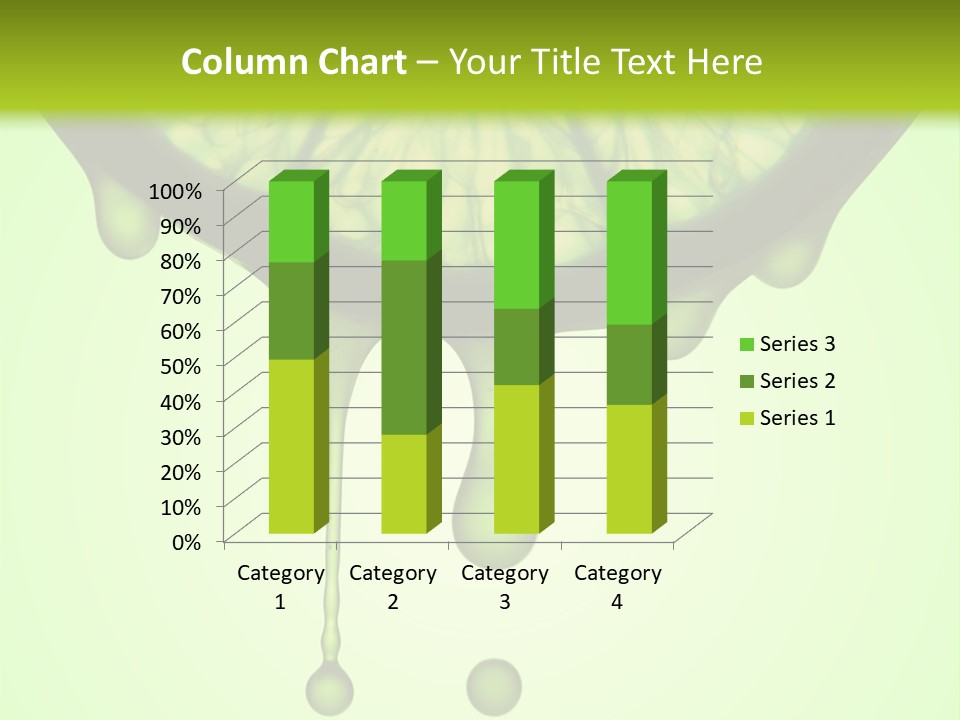 A Slice Of Lime With Drops Of Water On It PowerPoint Template