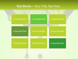 A Slice Of Lime With Drops Of Water On It PowerPoint Template