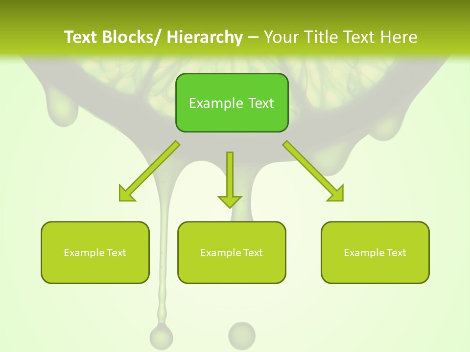 A Slice Of Lime With Drops Of Water On It PowerPoint Template
