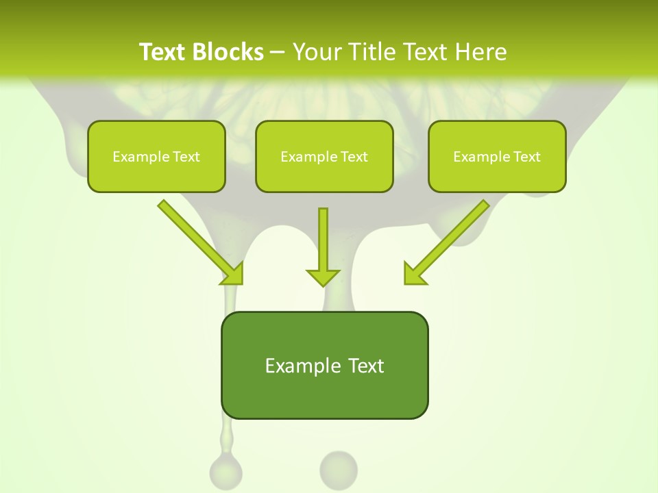 A Slice Of Lime With Drops Of Water On It PowerPoint Template