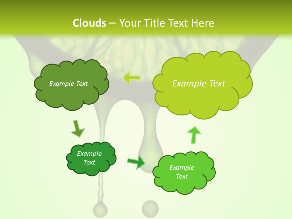 A Slice Of Lime With Drops Of Water On It PowerPoint Template