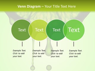 A Slice Of Lime With Drops Of Water On It PowerPoint Template