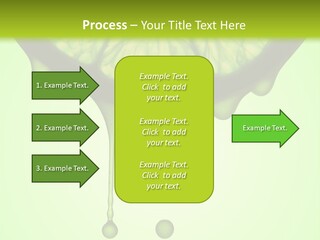 A Slice Of Lime With Drops Of Water On It PowerPoint Template