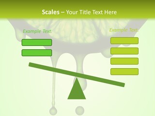 A Slice Of Lime With Drops Of Water On It PowerPoint Template