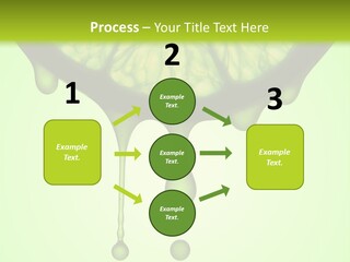 A Slice Of Lime With Drops Of Water On It PowerPoint Template