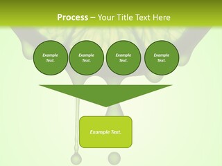 A Slice Of Lime With Drops Of Water On It PowerPoint Template