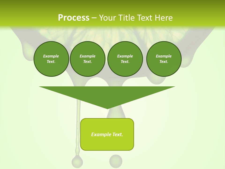 A Slice Of Lime With Drops Of Water On It PowerPoint Template