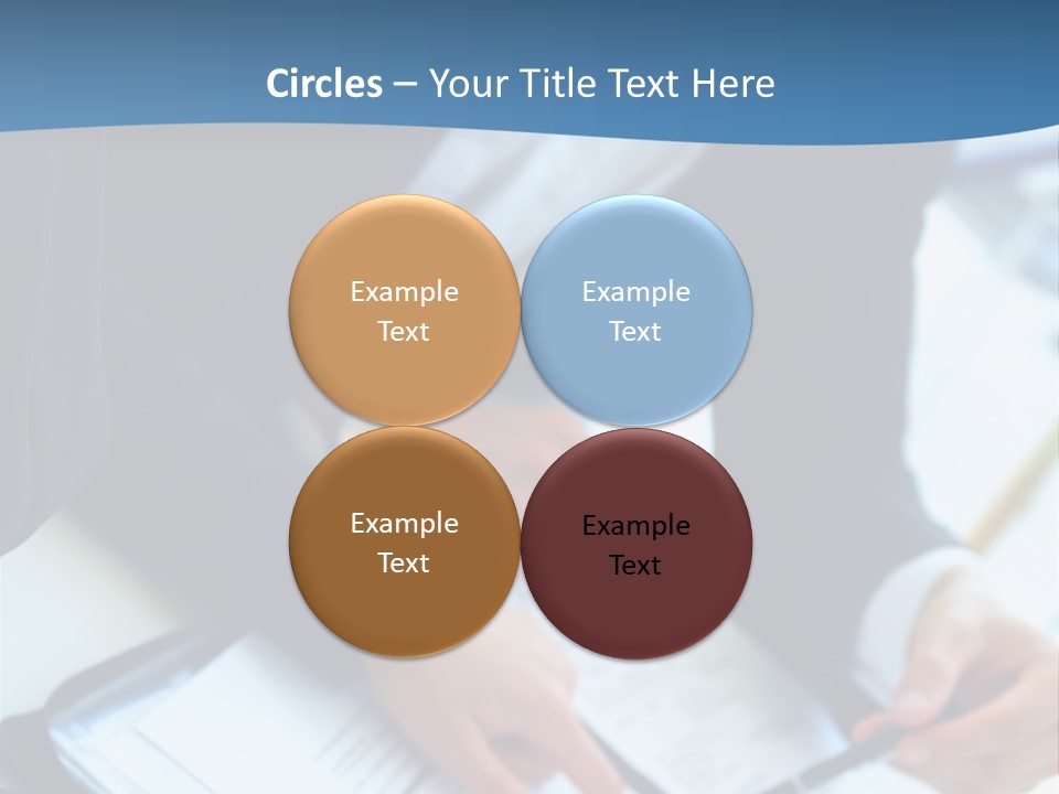 Two Women Sitting At A Table With Papers In Front Of Them PowerPoint Template