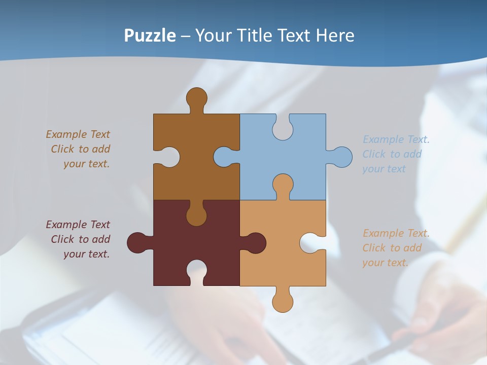 Two Women Sitting At A Table With Papers In Front Of Them PowerPoint Template