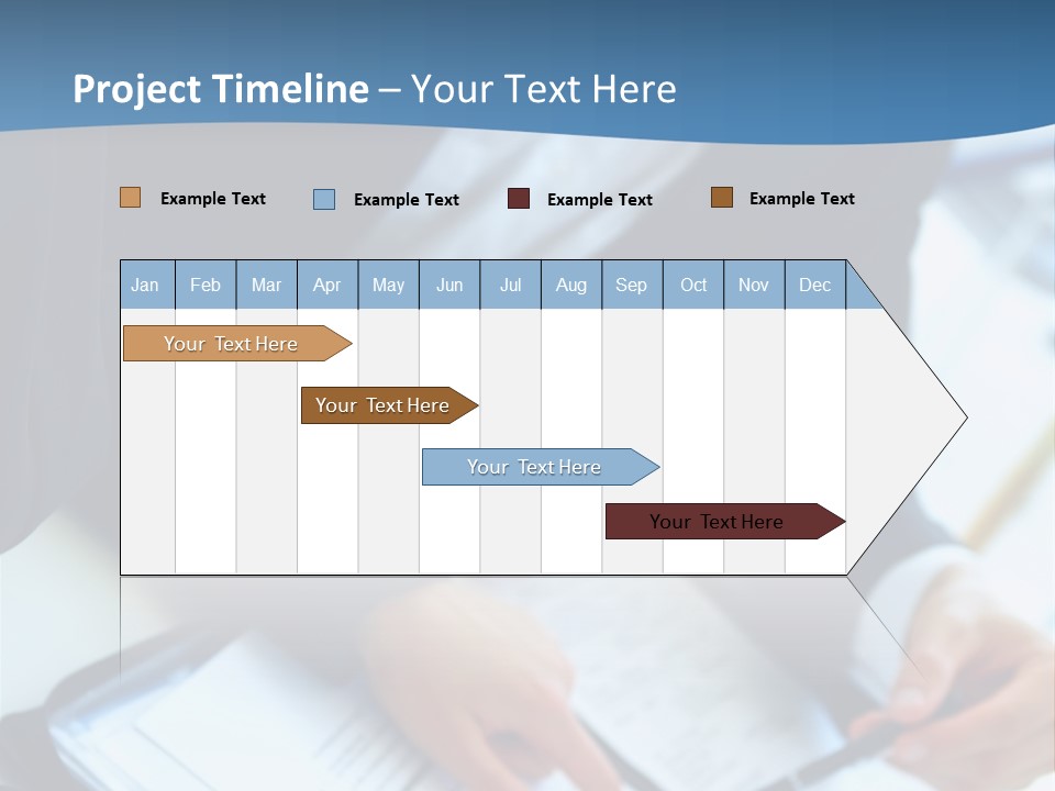 Two Women Sitting At A Table With Papers In Front Of Them PowerPoint Template