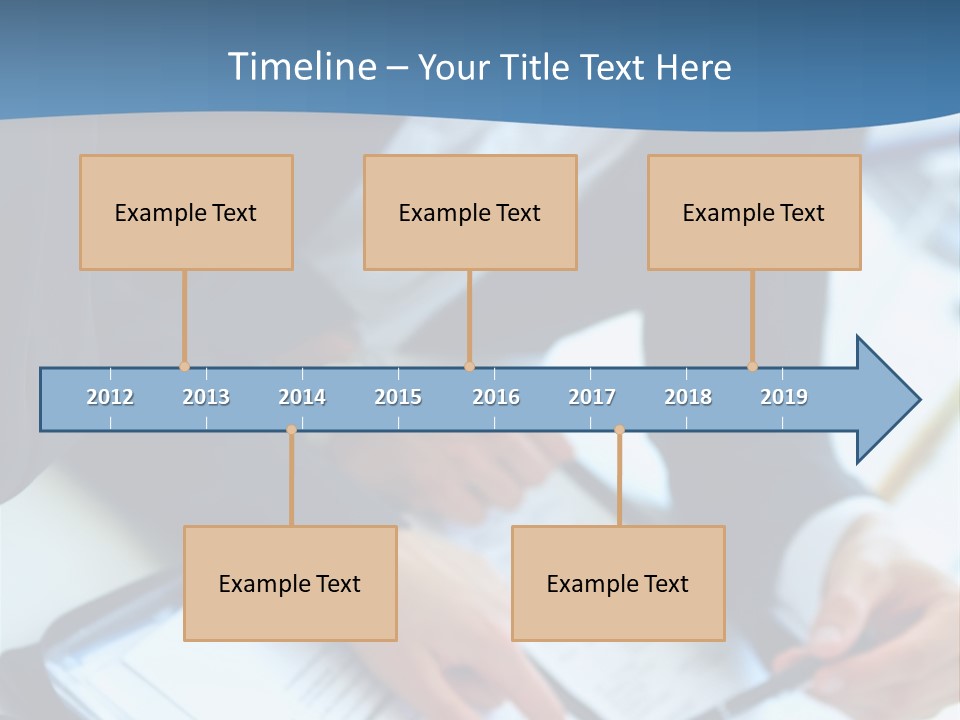 Two Women Sitting At A Table With Papers In Front Of Them PowerPoint Template