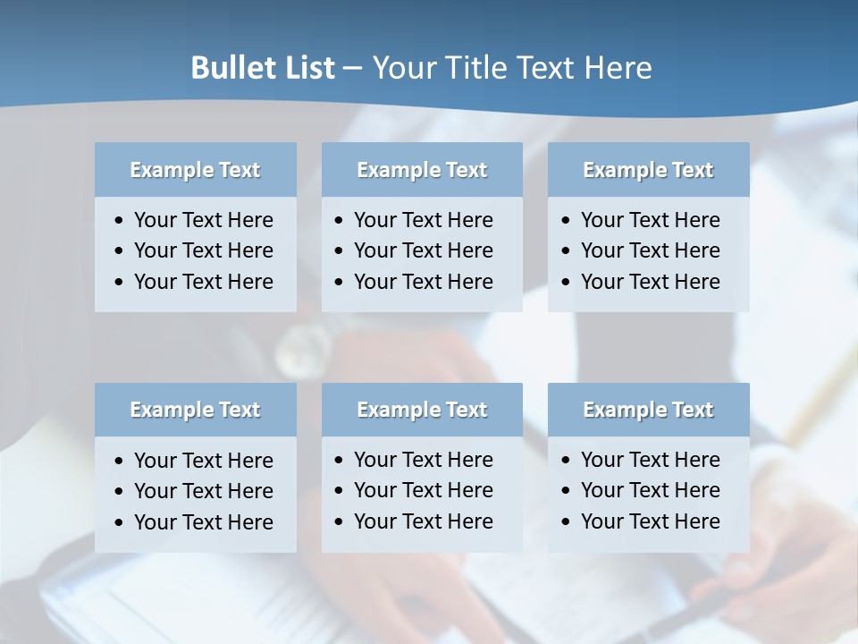 Two Women Sitting At A Table With Papers In Front Of Them PowerPoint Template