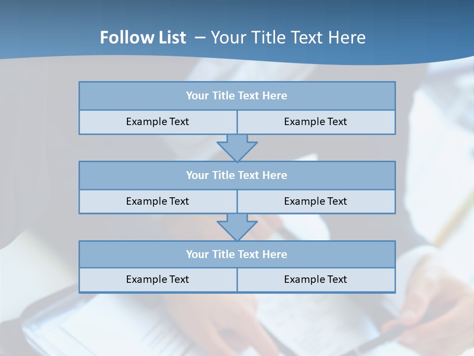Two Women Sitting At A Table With Papers In Front Of Them PowerPoint Template