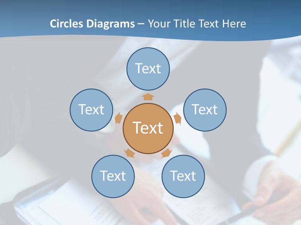 Two Women Sitting At A Table With Papers In Front Of Them PowerPoint Template