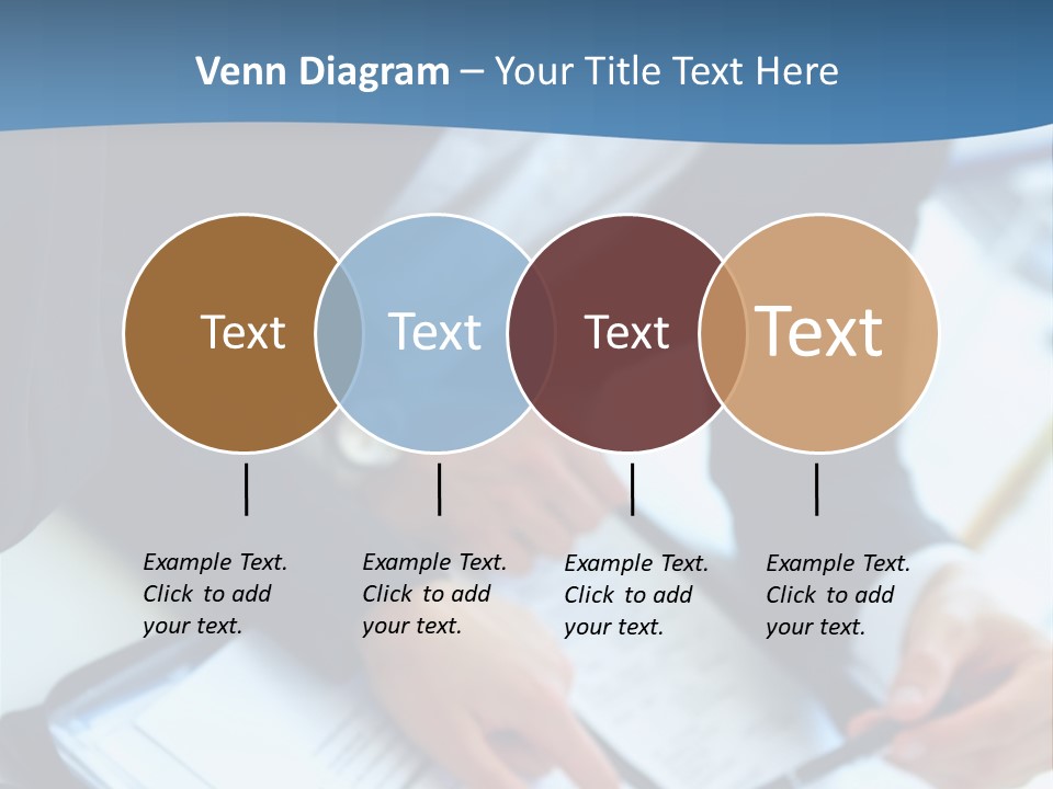 Two Women Sitting At A Table With Papers In Front Of Them PowerPoint Template