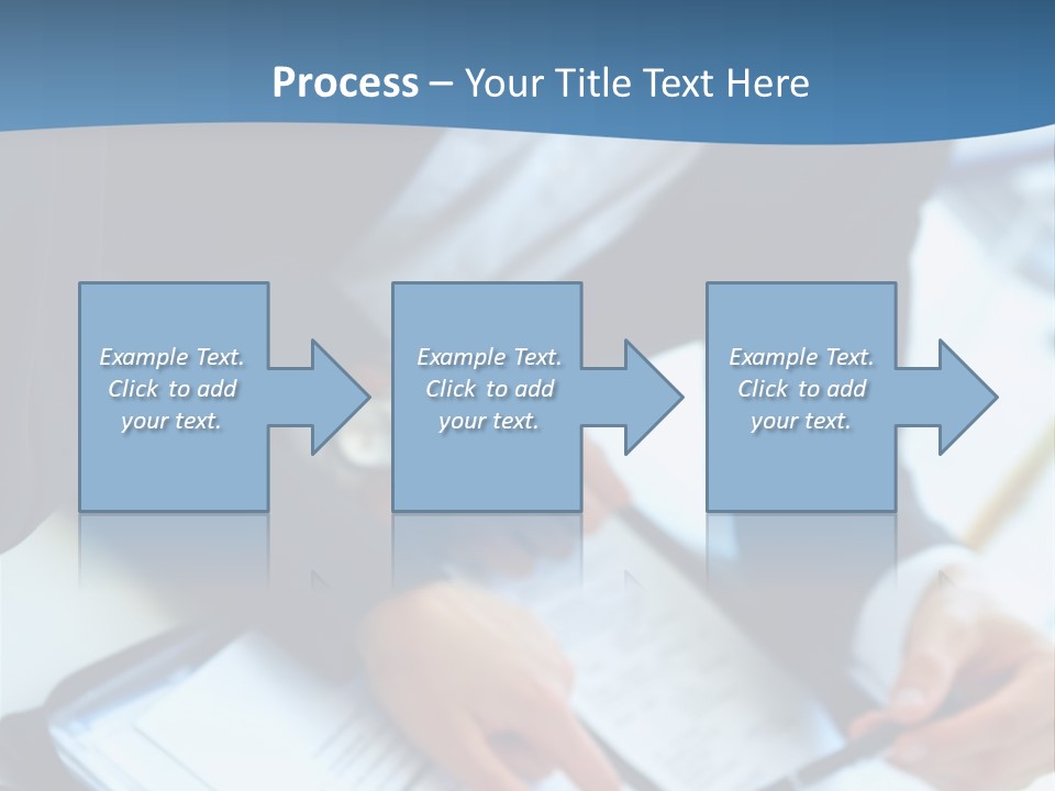 Two Women Sitting At A Table With Papers In Front Of Them PowerPoint Template