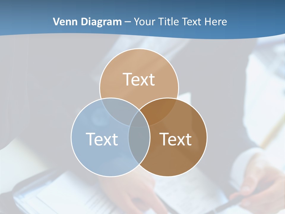 Two Women Sitting At A Table With Papers In Front Of Them PowerPoint Template