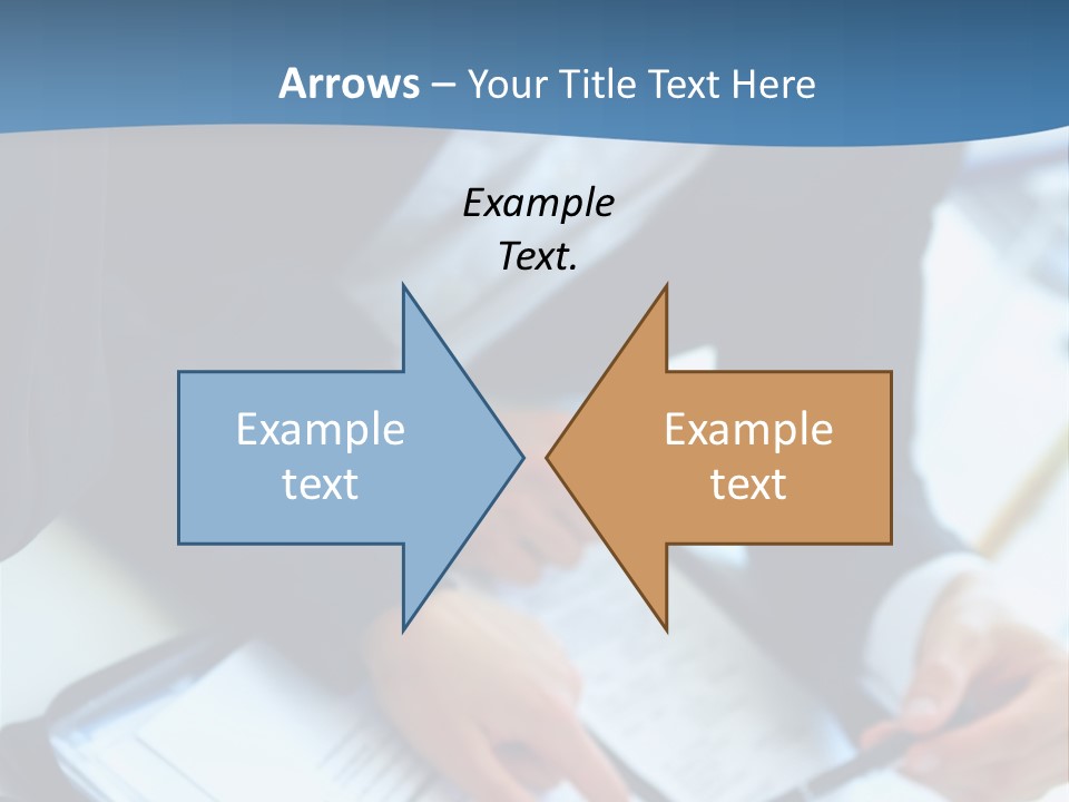 Two Women Sitting At A Table With Papers In Front Of Them PowerPoint Template