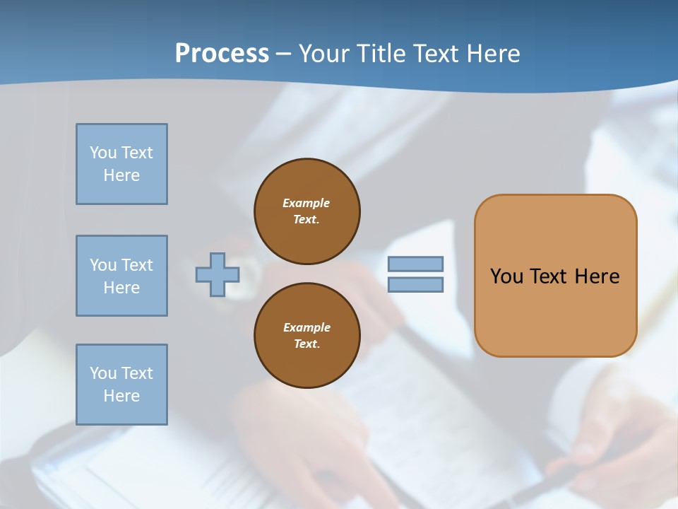 Two Women Sitting At A Table With Papers In Front Of Them PowerPoint Template