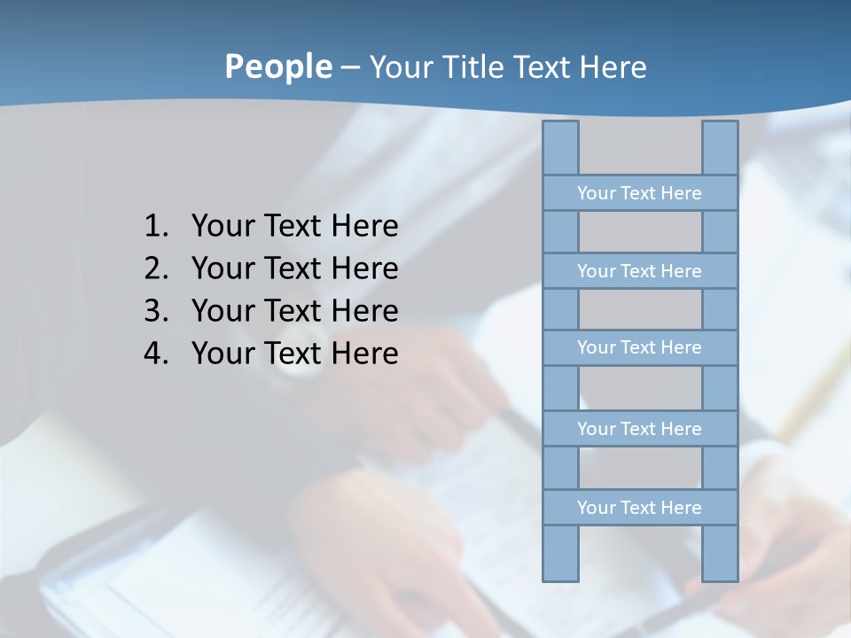 Two Women Sitting At A Table With Papers In Front Of Them PowerPoint Template