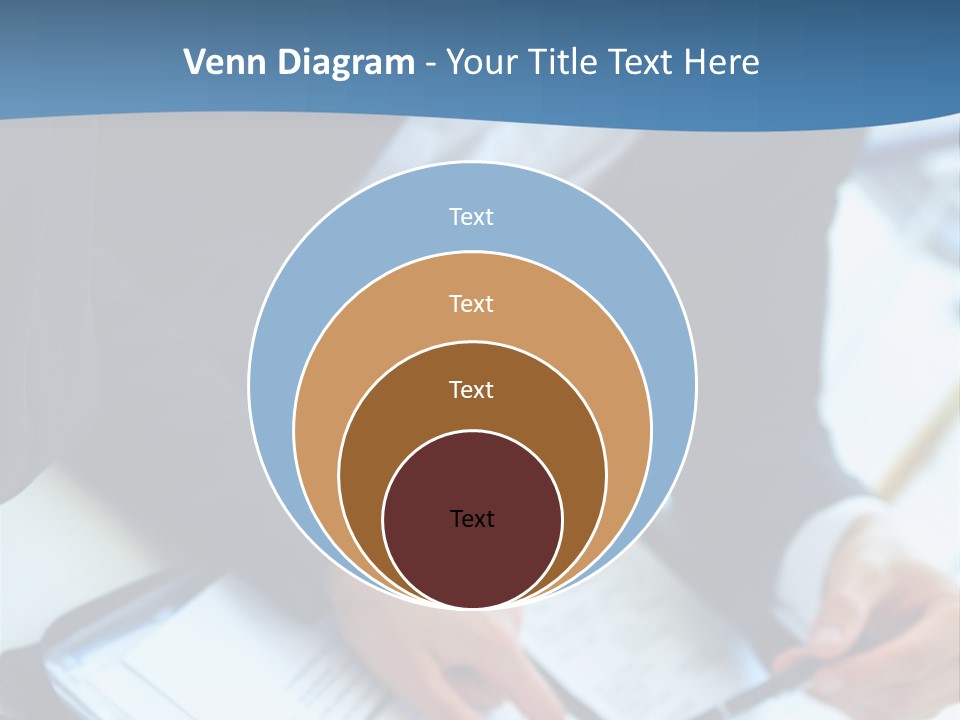 Two Women Sitting At A Table With Papers In Front Of Them PowerPoint Template