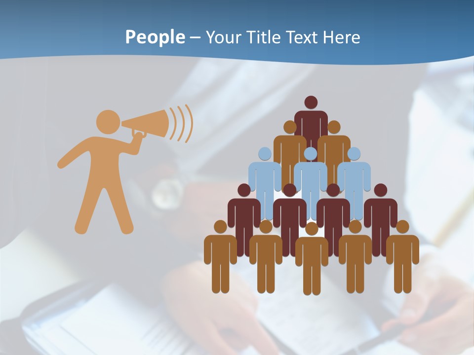 Two Women Sitting At A Table With Papers In Front Of Them PowerPoint Template