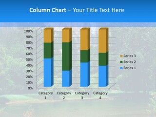 A Scenic View Of A Mountain With A Waterfall In The Background PowerPoint Template